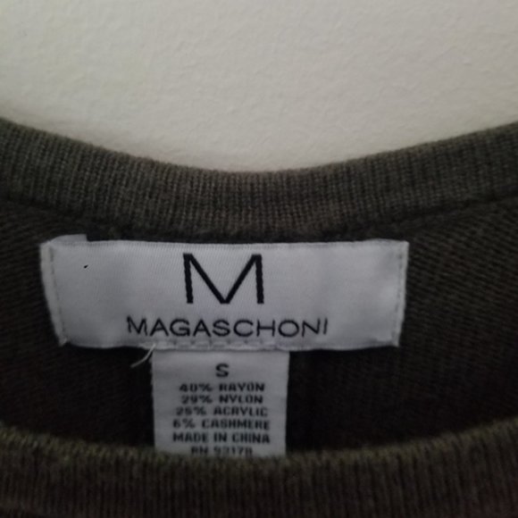 Magaschoni Sweater Cashmere Blend Dark Green - Picture 3 of 3